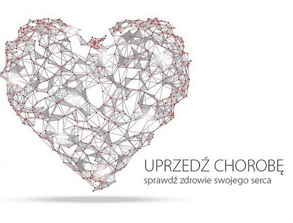 Grafika programu UPRZEDŹ CHOROBĘ sprawdź zdrowie swojego serca!