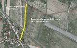 Mapa - Odcinek drogi przyłączonej do Krosna, któremu zostanie nadana nazwa