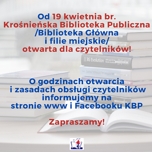 Krośnieńska Biblioteka Publiczna otwarta dla czytelników - zdjęcie w treści