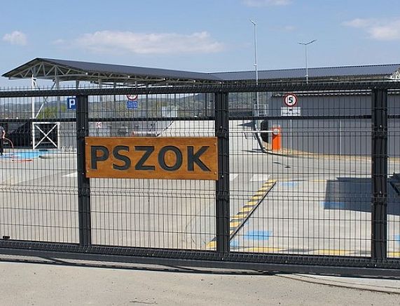 Brama wjazdowa do PSZOK