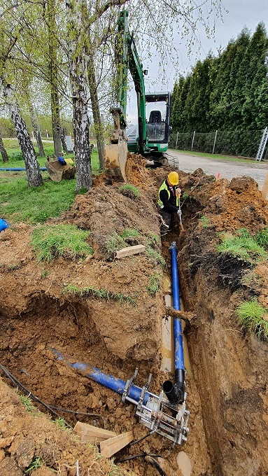 MPGK rozbudowuje sieć wodociągową i kanalizacyjną - zdjęcie w treści