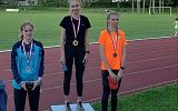 Monika Moskal na najwyższym stopniu podium
