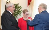 Uroczystość jubileuszu Złotych Godów w krośnieńskim Urzędzie Stanu Cywilnego