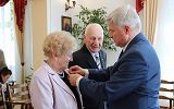 Uroczystość jubileuszu Złotych Godów w krośnieńskim Urzędzie Stanu Cywilnego