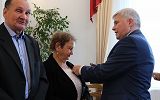 Uroczystość jubileuszu Złotych Godów w krośnieńskim Urzędzie Stanu Cywilnego