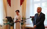 Uroczystość jubileuszu Złotych Godów w krośnieńskim Urzędzie Stanu Cywilnego