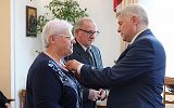 Uroczystość jubileuszu Złotych Godów w krośnieńskim Urzędzie Stanu Cywilnego