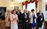 Uroczystość jubileuszu Złotych Godów w krośnieńskim Urzędzie Stanu Cywilnego