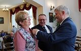 Uroczystość jubileuszu Złotych Godów w krośnieńskim Urzędzie Stanu Cywilnego