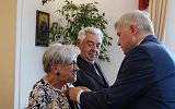 Uroczystość jubileuszu Złotych Godów w krośnieńskim Urzędzie Stanu Cywilnego