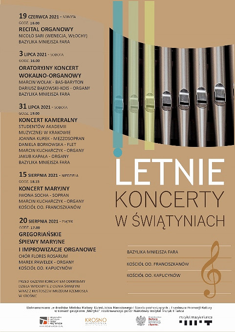 LETNIE KONCERTY W ŚWIĄTYNIACH - zdjęcie w treści