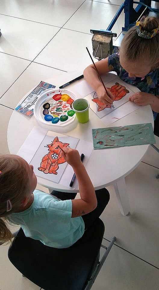 Dzieci odczas warsztatów