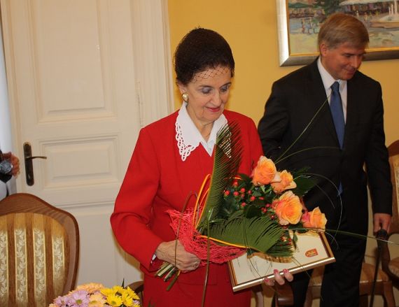 Karolina Kaczorowska w Krośnie w 2013 r