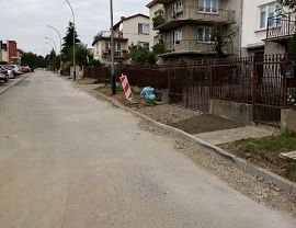 Przebudowa ulic Prochownia, św. Wojciecha, Spacerowa w Krośnie