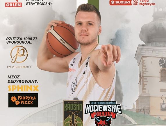 Plakat meczu koszykówki