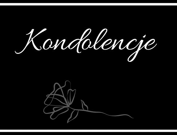 Grafika - Kondolencje