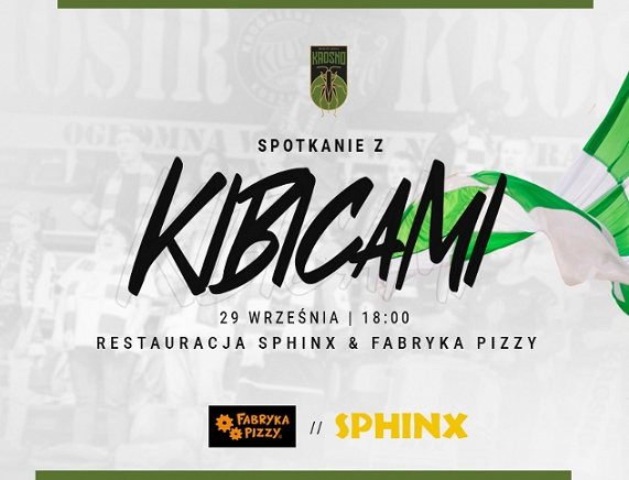 Grafika - zaproszenie na spotkanie z kibicami