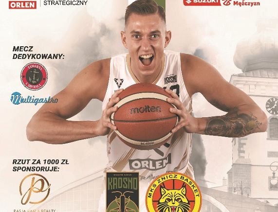 Plakat meczu koszykówki