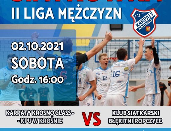 Plakat meczu siatkówki