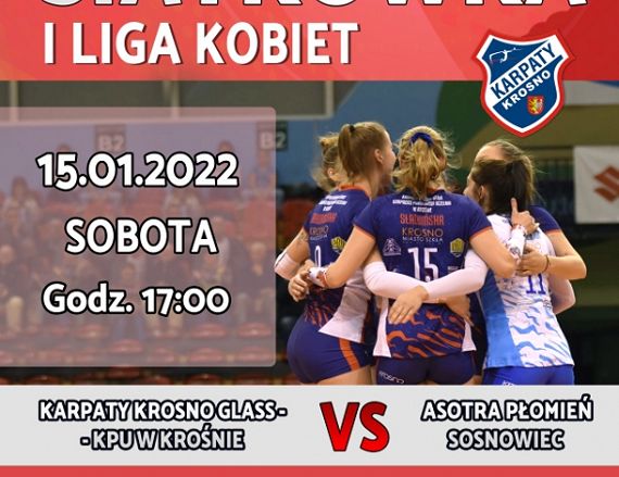 Plakat meczu siatkówki