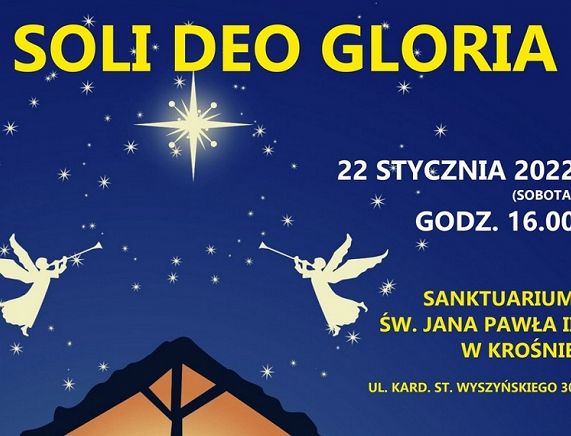 Plakat - Soli Deo Gloria