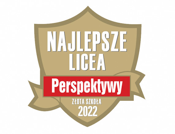 Złota tarcza - Ranking Perspektyw 2022 - Liceum