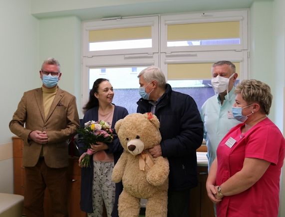 Prezydent z wizytą u Pierwszej Krośnianki urodzonej w 2022 r