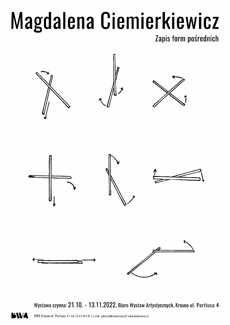 Plakat - Wystawa Magdalena Ciemierkiewicz Zapis form pośrednich.jpg [139.27 KB]