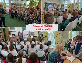 Agnieszka Frączek w Filii nr 4