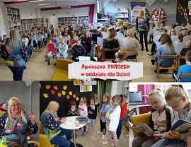 Agnieszka Frączek w Oddziale dla Dzieci