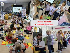 Joanna Rusinek w Oddiale dla Dzieci