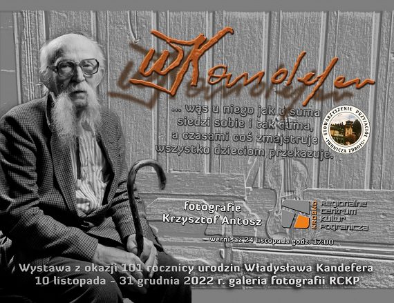 Władysław Kandefer - pakat wystawy Krzysztofa Antosza