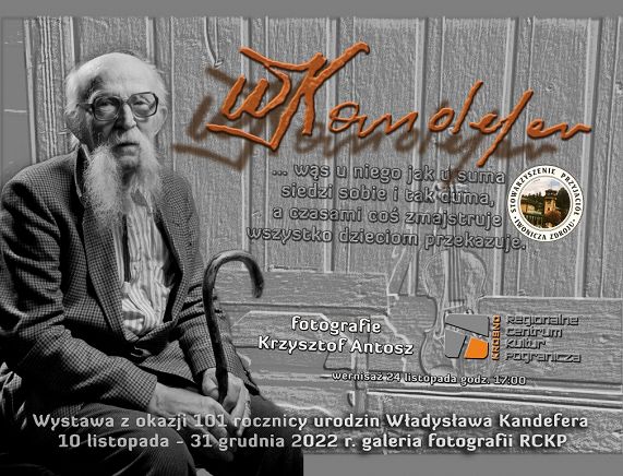 Władysław Kandefer - pakat wystawy Krzysztofa Antosza