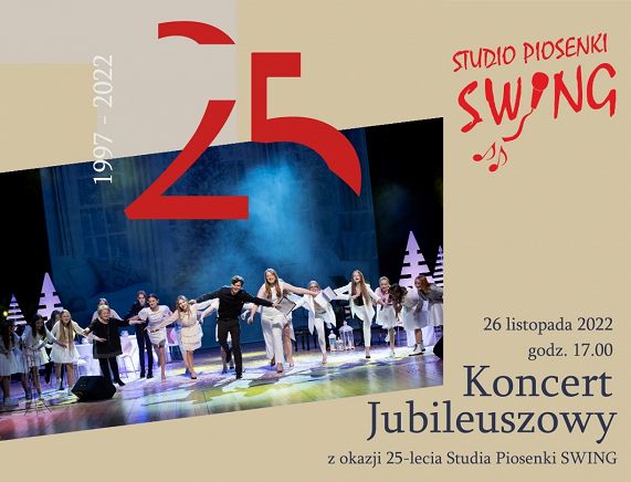 Swing Jubileusz - grafika plakat