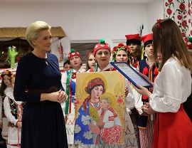 Pierwsza Dama z wizytą w Krośnie