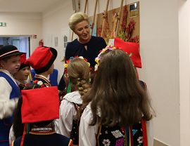 Pierwsza Dama z wizytą w Krośnie