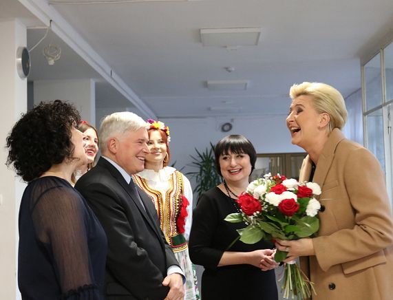 Pierwsza Dama z wizytą w Krośnie