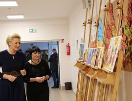 Pierwsza Dama z wizytą w Krośnie