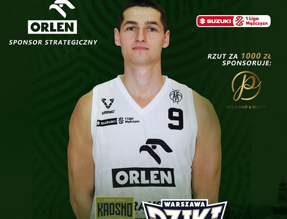 Plakat meczu Miasto Szkła Krosno vs Dziki Warszawa