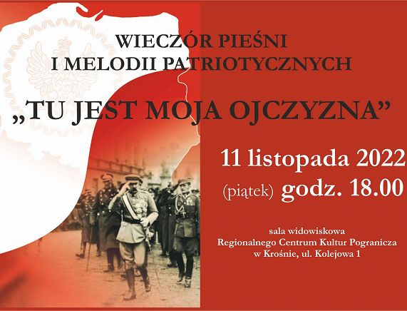RCKP Koncert Tu jest moja Ojczyzna 2022 grafika