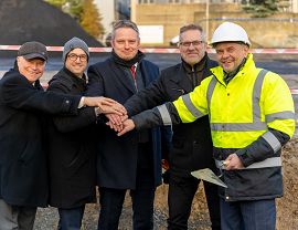 Blok Energetyczny - uczestnicy uroczystej inauguracji budowy i wmurowania kamienia węgielnego