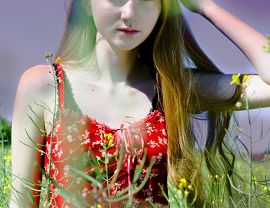 Gabriela Piasecka - Rezydencja artystyczna, dziewczyna na łące