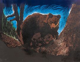 MAŁGORZATA WINIARSKA, NIEDŹWIEDZIA RODZINA, LINORYT