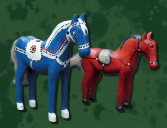 Kolorowy świat zabawki ludowej