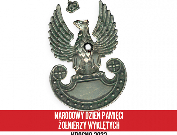 Grafika - zaproszenie na obchody Narodowego Dnia Pamięci Żołnierzy Wyklętych