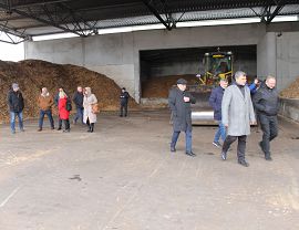 Delegacja z Łukowa z wizytą w Elektrociepłowni Krosno