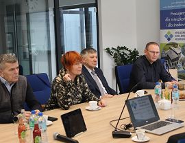 Delegacja z Łukowa z wizytą w Elektrociepłowni Krosno
