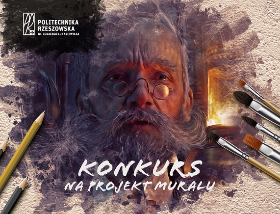 1. Konkurs na zaprojektowanie muralu na Politechnice Rzeszowskiej (graf. Piotr Oczoś, Politechnika Rzeszowska)