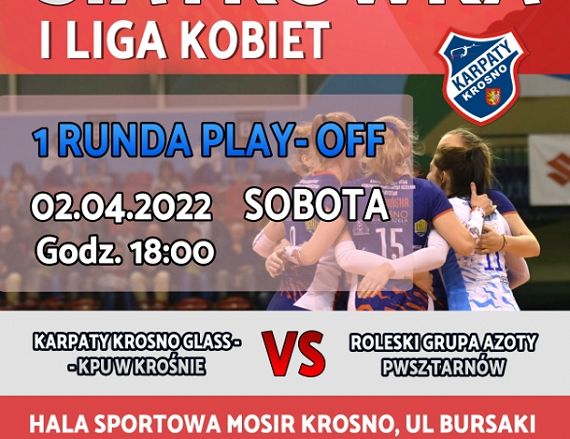 Plakat meczu siatkówki