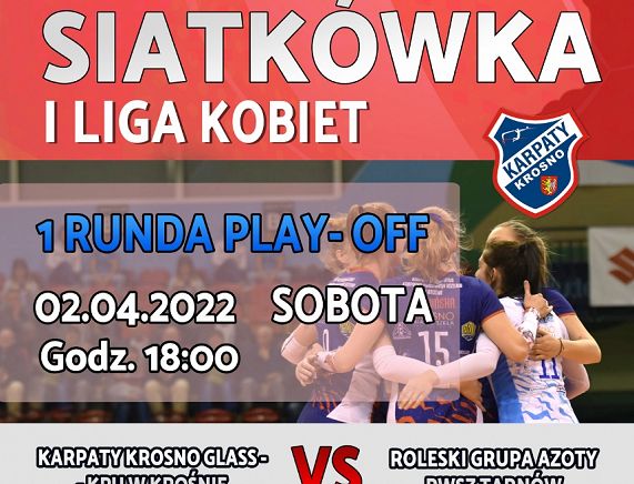 Plakat meczu siatkówki
